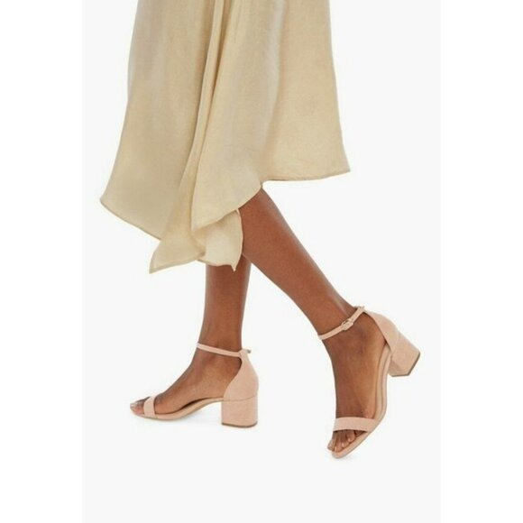 JUSTFAB Noura Pink Open Toe Heels Sz 10 - Picture 1 of 8